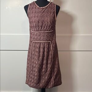 Missoni Purple and Pink Pattern Midi Dress